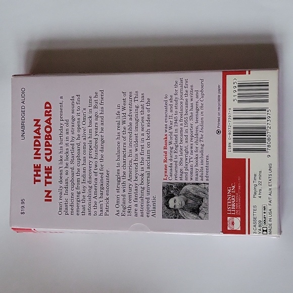 The Indian In The Cupboard Audio Cassette Listening Library Book - Picture 5 of 10